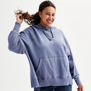 NWT Juniors' SO® Oversized Tunic Hoodie